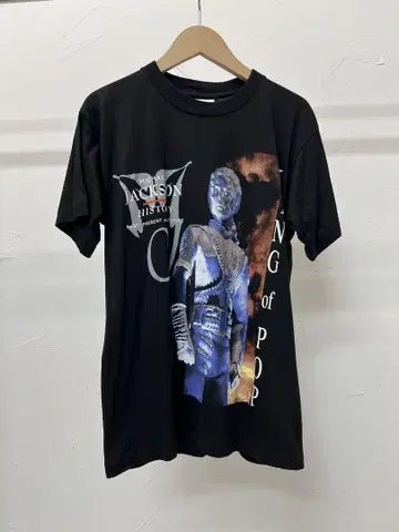 마이클 잭슨 T셔츠 블랙 90s