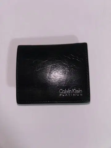 Calvin Klein PLATINUM 블랙 코인 케이스