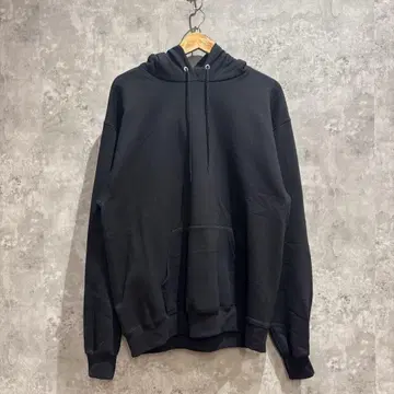 미사용 새상품 Champion 챔피온 ECO 무지 후드티 블랙 XL