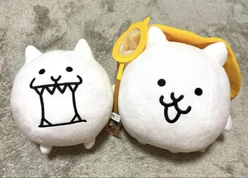 냥코 대전쟁 봉제 인형 2체 세트