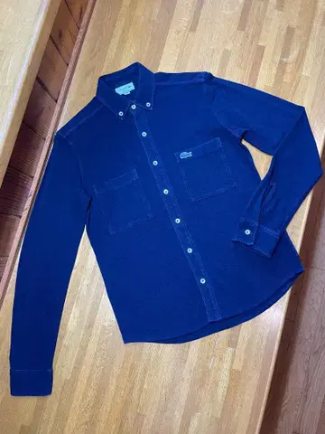 새상품급 LACOSTE 라코스테  긴팔 셔츠 BD 인디고 S
