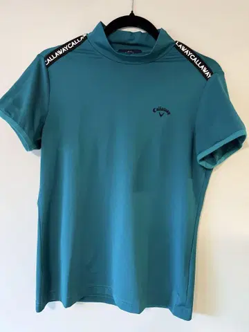 새상품급 Callaway 여성용 L 하이넥 셔츠 파랑