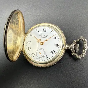 AERO WATCH 수동 와인딩 회중시계 헌터 케이스 장식 조각