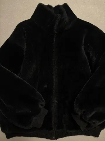 보아 자켓 블랙 모코모코 아우터 가을/겨울 안감 퀼팅