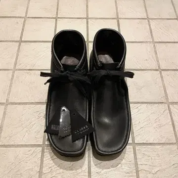 Clarks Originals 왈라비 블랙 가죽