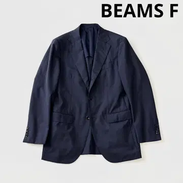 BEAMS F 빔즈 F 울 글렌체크 싱글 자켓