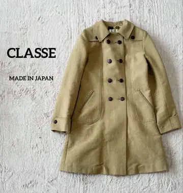 CLASSE 스텐카라 코트 베이크루즈 일본제 베이지