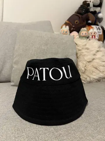 PATOU 파투 블랙 버킷 햇 XS-S