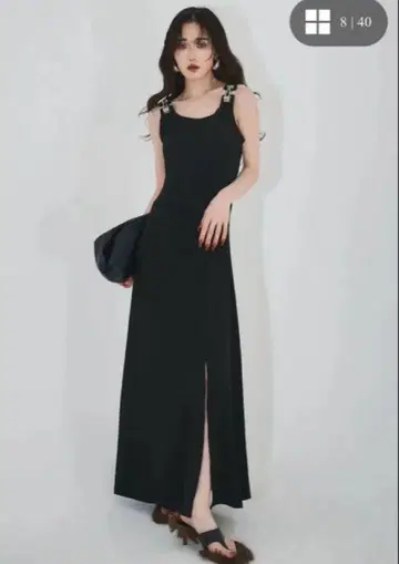 AUBREY 숄더 디자인 인사이드 개더 원피스
