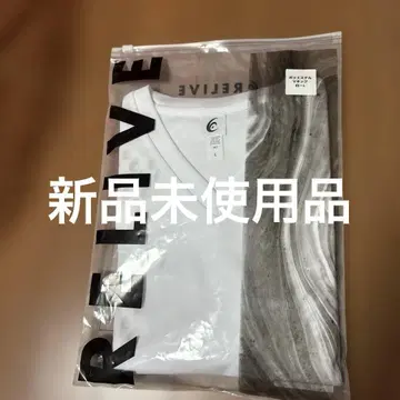 RELIVE V넥T셔츠 화이트