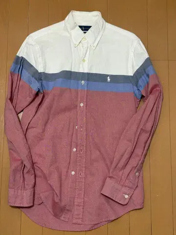 랄프 로렌 코튼 100% 버튼 다운 긴팔 셔츠