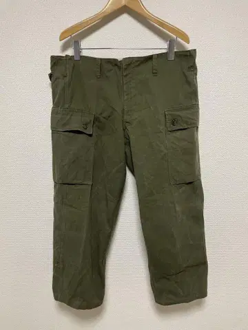70s 유로 밀리터리 더블 페이스 필드 카고 팬츠 타입