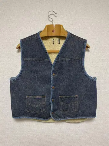 60s USA제 Sears ROEBUCKS 데님 워크 보아 베스트