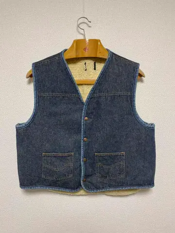 60s USA제 Sears ROEBUCKS 데님 워크 보아 베스트