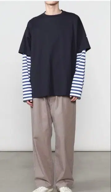 ORCIVAL 레이어드 크루넥 풀오버