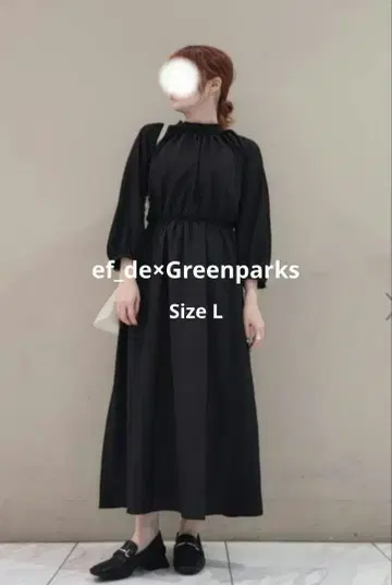 ef_de x Greenparks 모크넥 원피스