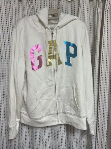 GAP 플리스 후드티 XL 화이트