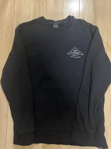 DEUS EX MACHINA 블랙 맨투맨 XL