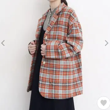 해피 트레디셔널 체크 체스터 코트 38500엔