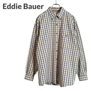 Eddie Bauer 체크 무늬 긴팔 셔츠 에디바우어 구제 의류