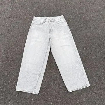 H&M BAGGY 데님 32/30 그레이 스트릿