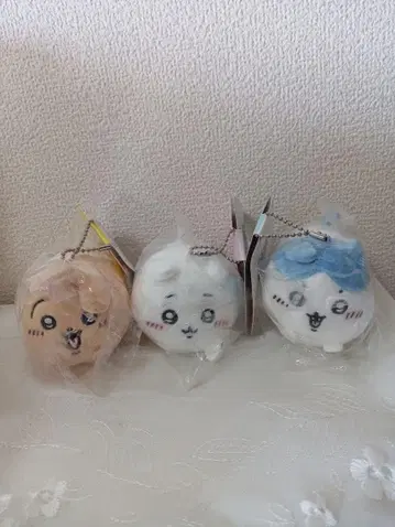 치이카와 (먼작귀) 모찌코로링 키링 토끼 하치와레 봉제 인형