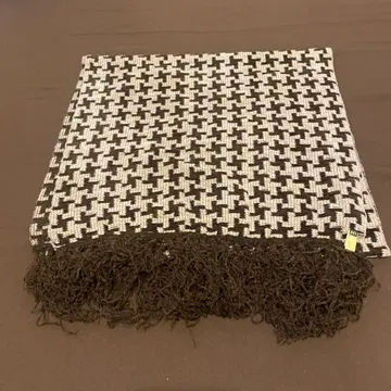 EMPORIO ARMANI 브라운 머플러 프린지