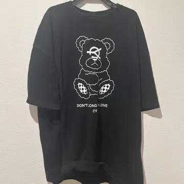 OY 티셔츠 곰 블랙
