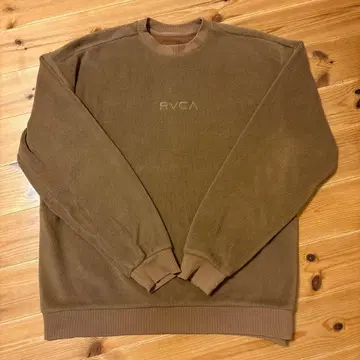 RVCA 루카 크루넥 맨투맨 L 사이즈 브라운
