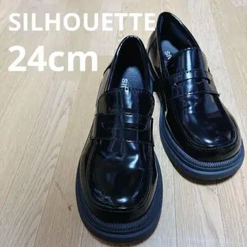 새상품급 SILHOUETTE 블랙 로퍼