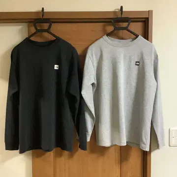 2장 THE NORTH FACE 롱 슬리브 스몰 박스 로고 티