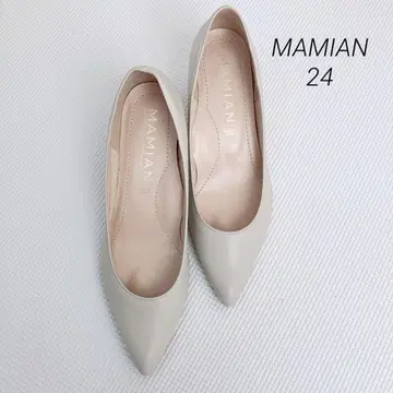 마미안 MAMIAN 스틸레토 펌프스 24cm 라이트 베이지 계열