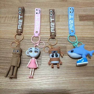이탈리아 레인 로트 키링 인기 캐릭터 4개 세트