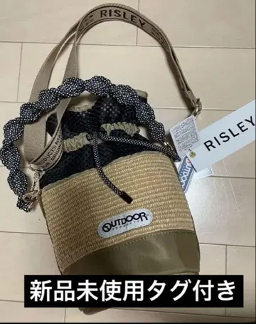 [ 완판템 ] RISLEY x OUTDOOR 콜라보 메쉬 바스켓백
