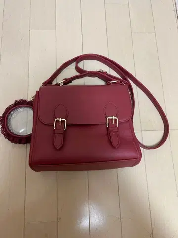 WEGO 새첼 통 숄더 레드 빨간색