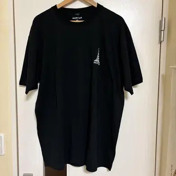 MORTAR 블랙 T셔츠 XXL