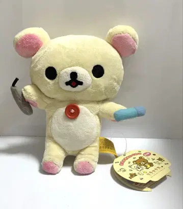 택 포함 리락쿠마 그림 그리기 봉제 인형 약 18cm