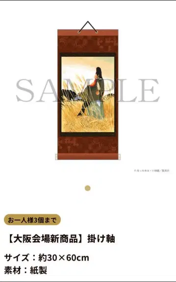 히카루의 바둑 원화전 오사카 회장 신상품 족자