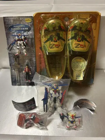 당시물 레어 미개봉 기동전사 건담 ZZ 5종 세트 피규어 신발