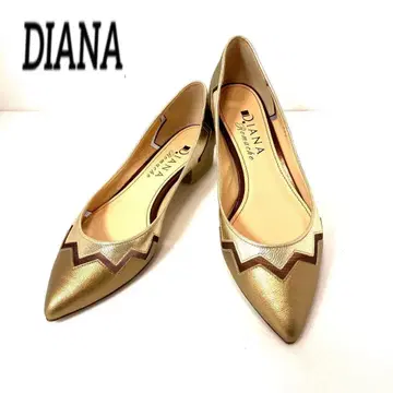 DIANA 다이애나 골드/브론즈 펌프스 23.5cm