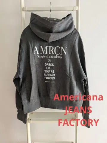 Americana x JEANS FACTORY 백 로고 후디