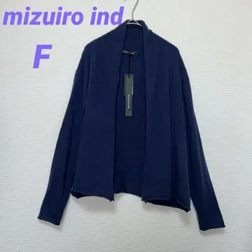 택 포함 mizuiro ind 미즈이로 인드 드레이프 숏 가디건 F