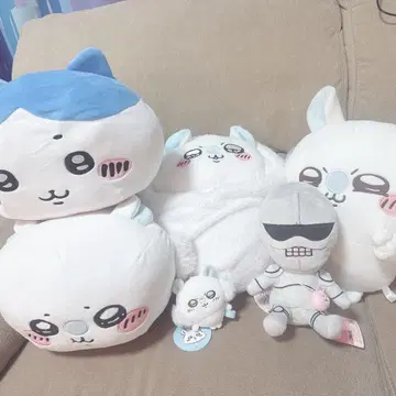 치이카와 모몽가 하치와레 갑옷 씨 봉제 인형 세트