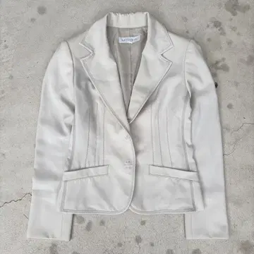 90's vintage 테일러드 자켓 아이보리