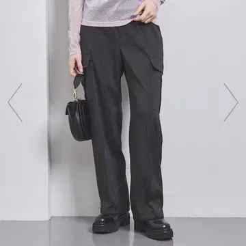 UNITED ARROWS 새틴 사이드 포켓 팬츠