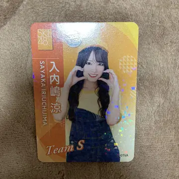 SKE48 입내섬량 아오키즈 피자 카드