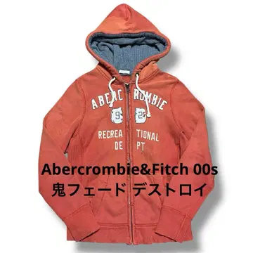 Abercrombie&Fitch 00s 후드티 디스트로이 귀페이드