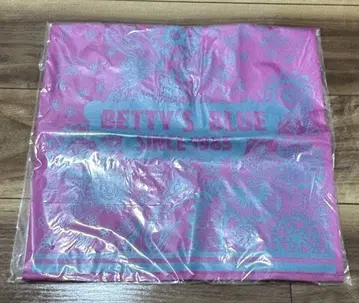 베티즈 블루 플라워 무늬 에코백