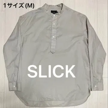 새상품급 SLICK 긴팔 밴드 카라 셔츠 1(M)