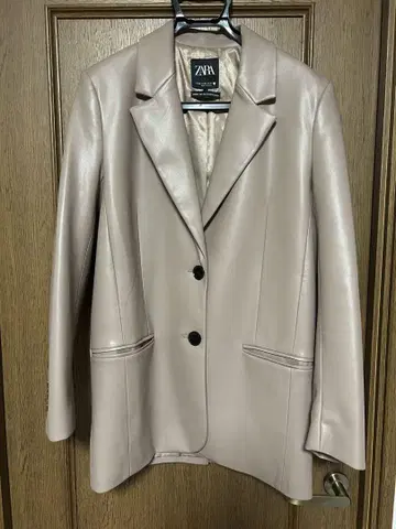 새상품급 ZARA 자켓 그레이지 브라운 베이지